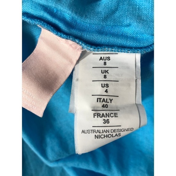 Nicholas Karen Dress Cutout Midi Blue  4 - Picture 11 of 15